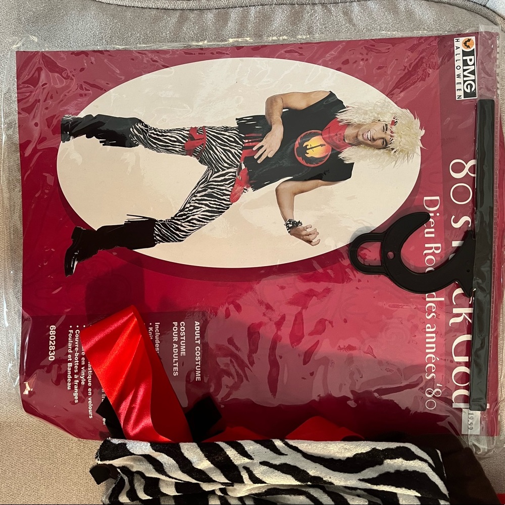 Adult male 80s costume